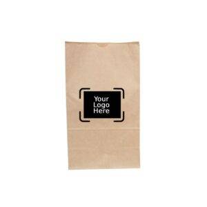 12LB Custom Printed Kraft SOS Paper Bags (500/CS)