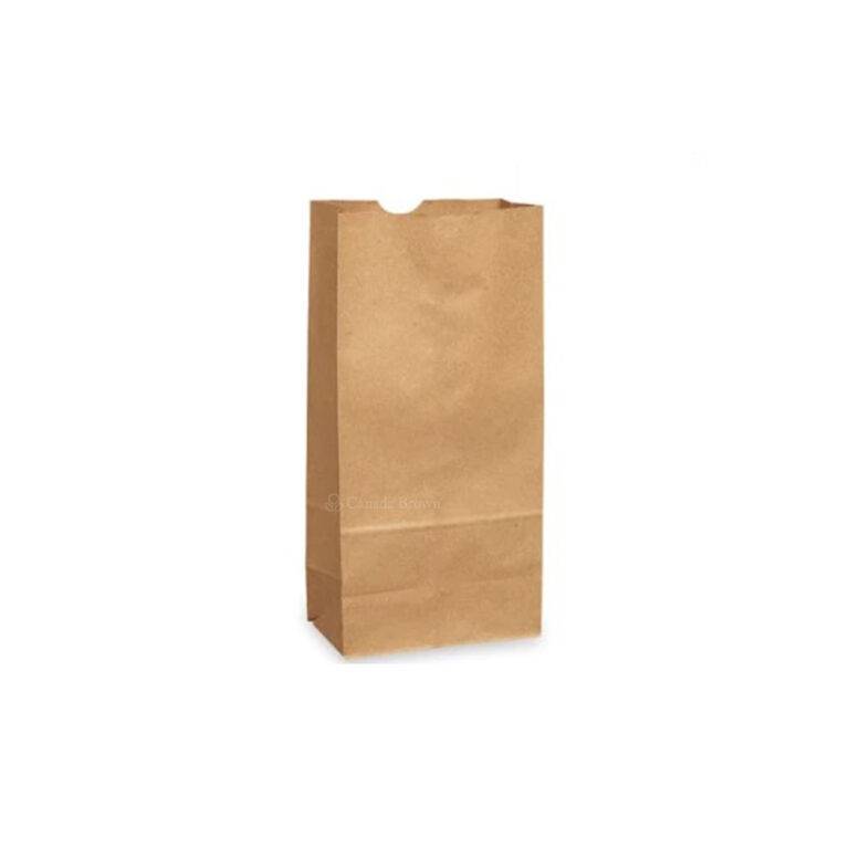 5lb Kraft Sos Paper Bags (500 Bndl) - Canada Brown