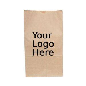 14LB Custom Printed Kraft SOS Paper Bags (500/CS)