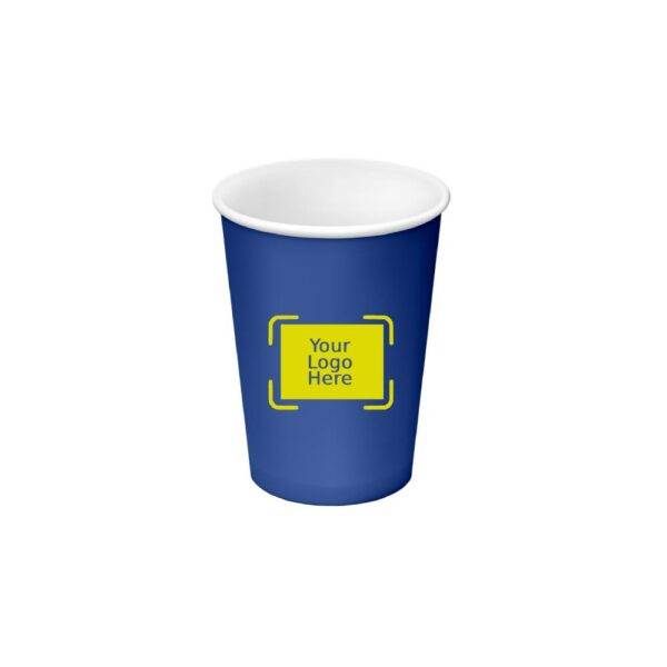 8oz PLA Compostable Custom Printed Single Wall Paper Cups (1000/CS)