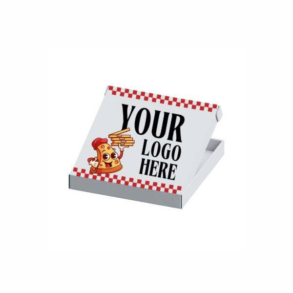 9 x 9 x 2 Custom Printed White Pizza Box (50BNDL)