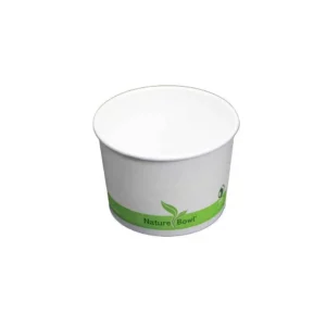 8oz Custom Printed PLA Compostable Soup Container (1000/CS)