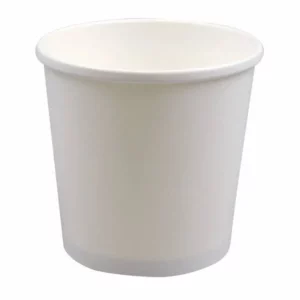 26oz Custom Printed White Paper Soup Container (500/CS)