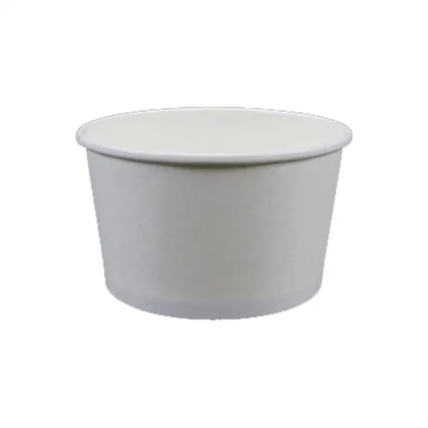 5oz Custom Printed Plain White Paper Soup Bowl (1000/CS)