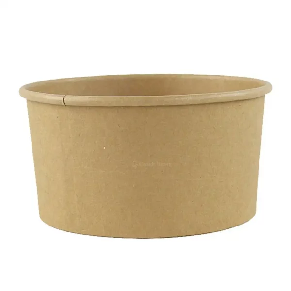 32oz Custom Printed PLA Lined Kraft Deli Paper Container (360/CS)