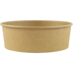 32oz Custom Printed PE Lined Wide Deli Kraft Paper Container (270/CS)