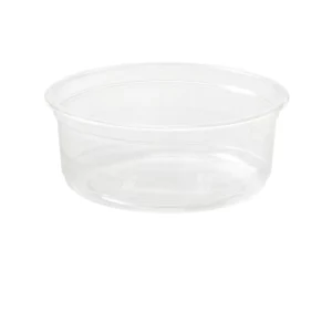 8oz Custom Printed PET Round Deli Container (500/CS)