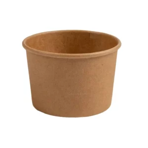 4oz Custom Printed Kraft Paper Bowl (1000/CS)